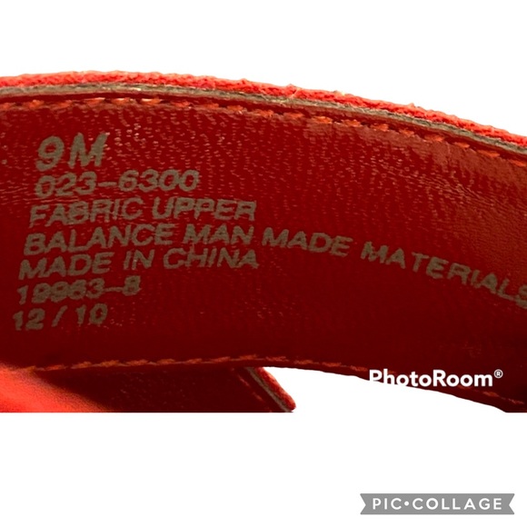 Studio Paolo Red Slingback Sandal Wedges - Picture 7 of 9